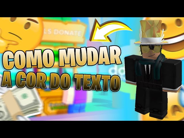 Como colocar letras coloridas no PLS Donate 2023 ▷ MyTruKo