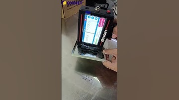 How to print a multi-line batch code on a plastic box using handheld inkjet printer #inkjetprinter