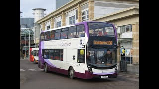 [THRASH] Stagecoach Lincolnshire 10898 YX67VCL on 100 to Lincoln 20180223 Part 1