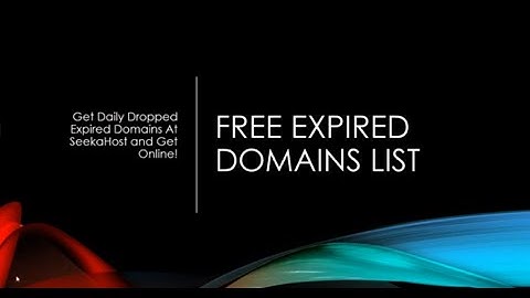 Free Expired Domains List: Get Daily Dropped Deleted Domains