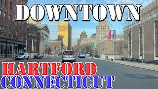 Hartford  Connecticut  4K Downtown Drive