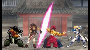 Haohmaru VS. Sol Badguy | Genjuro VS. Ky Kiske