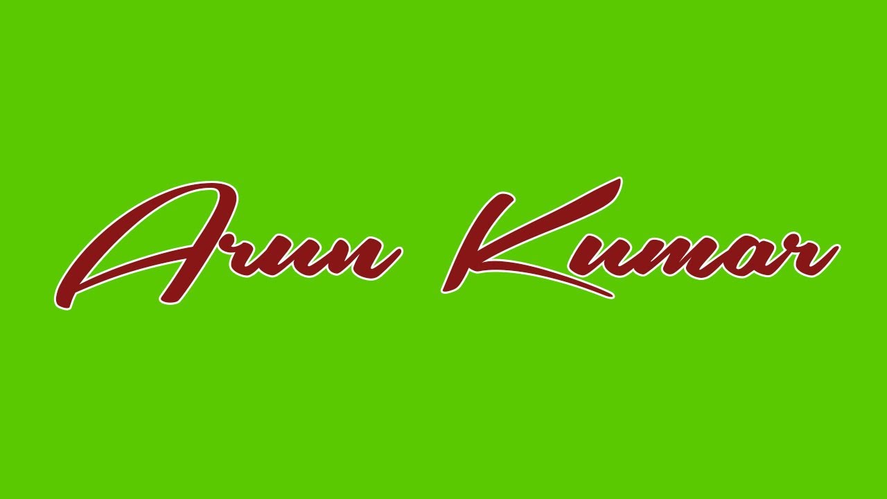 Arun Kumar Name Signature Style | Arun Kumar Signature Style | A ...