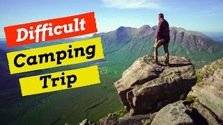 Difficult Backpacking & Wild Camping Trip |  Verging On heat exhaustion.