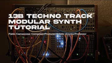 13B techno track modular synth tutorial - Microtonal sequence by Make Noise René 2