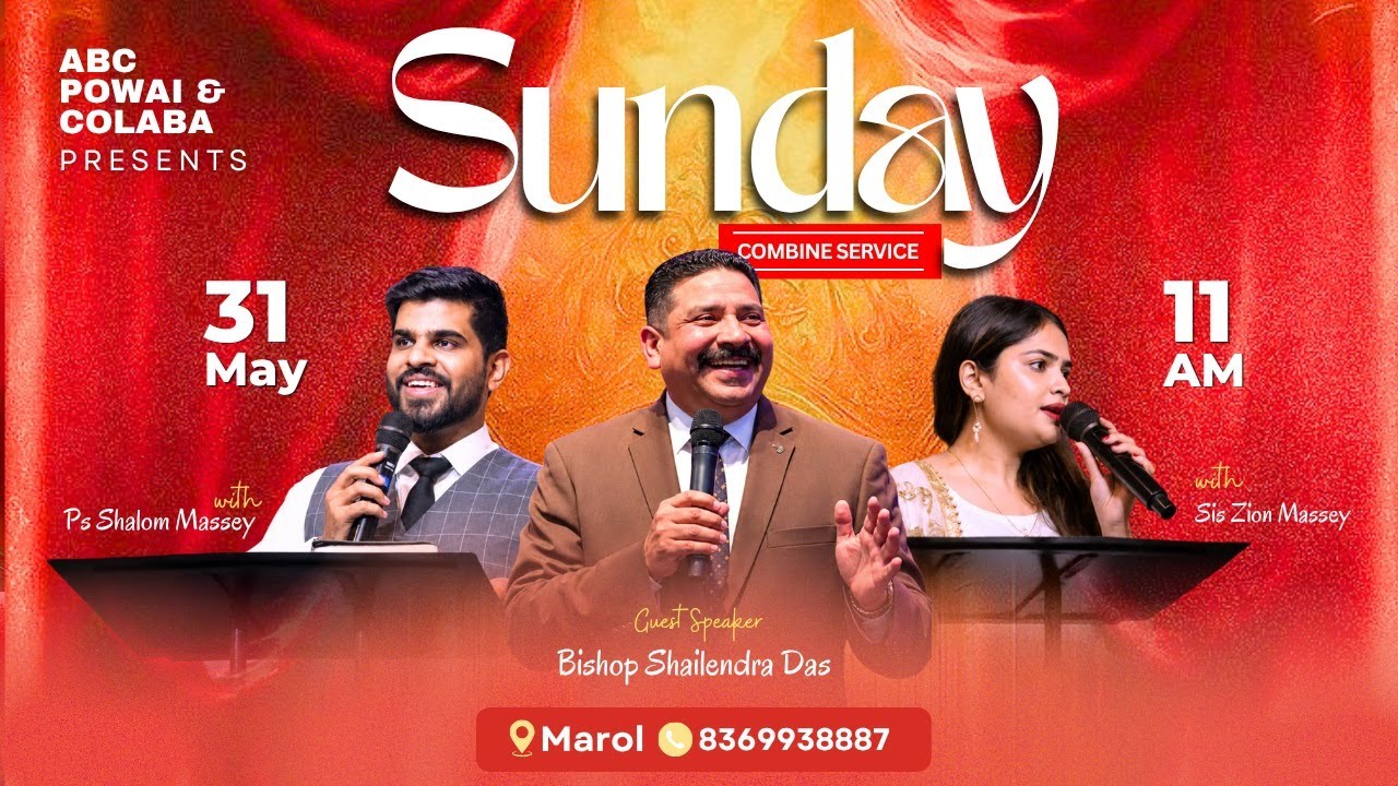 SUNDAY MAIN EVENT || BISHOP SHAILENDRA DAS || 31ST MAY 2026