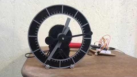 Arduino 3d printed clock