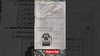 Second Semester exam class 9th subject - science part 1 Rayat Shikshan Santha
