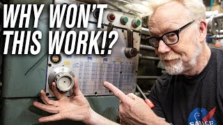 Adam Savage Stumped by This Mystery Lathe Problem