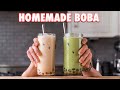 Perfect boba tea completely from scratch 2 ways