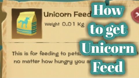 Utopia:Origin - How to get Unicorn Feed