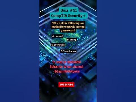 CompTIA Security+ Quiz 41 | Flash Card | Practice Question #shorts