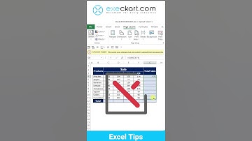 Auto sum with shortcut key | execkart excel tips #shortvideo