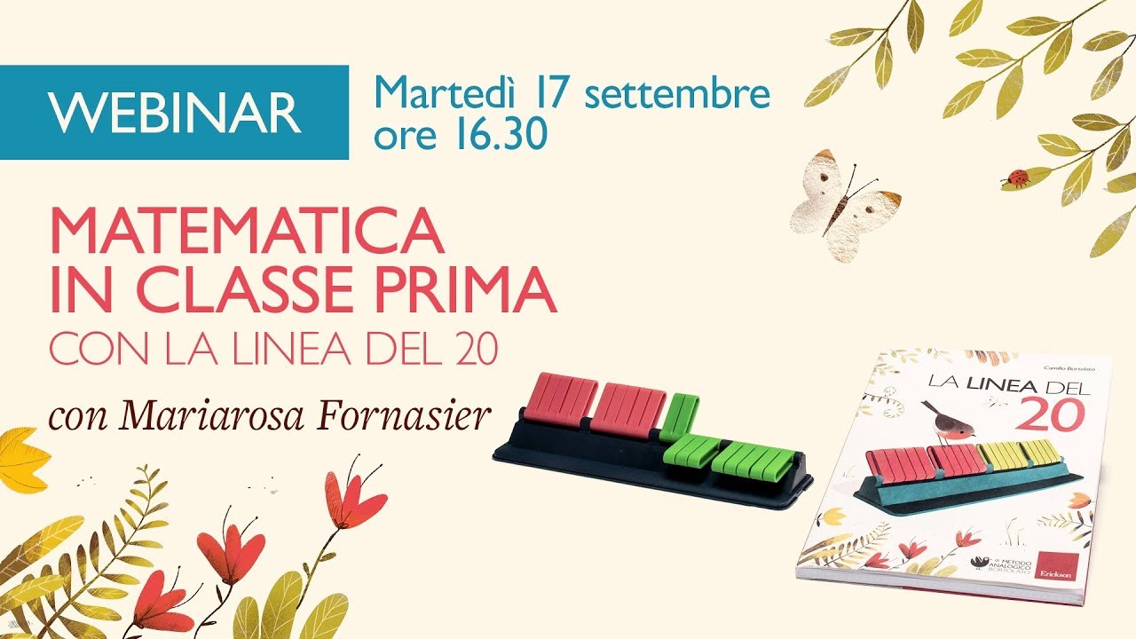 Matematica in classe prima con la Linea del 20 | Webinar con Mariarosa Fornasier