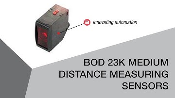 BOD 23K Medium Distance Measuring Sensors