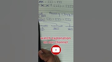 know how to reverse a singly linked list #coding #computerscience