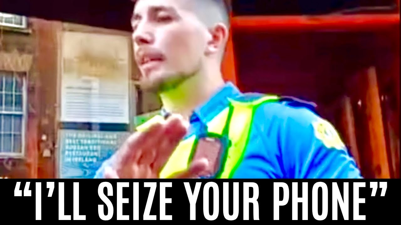 GARDA THREATENS TO SEIZE PHONE as ‘evidence’ for LEGALLY RECORDING on the streets of Dublin