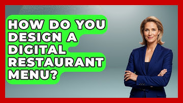 How Do You Design A Digital Restaurant Menu? - Graphic Design Nerd