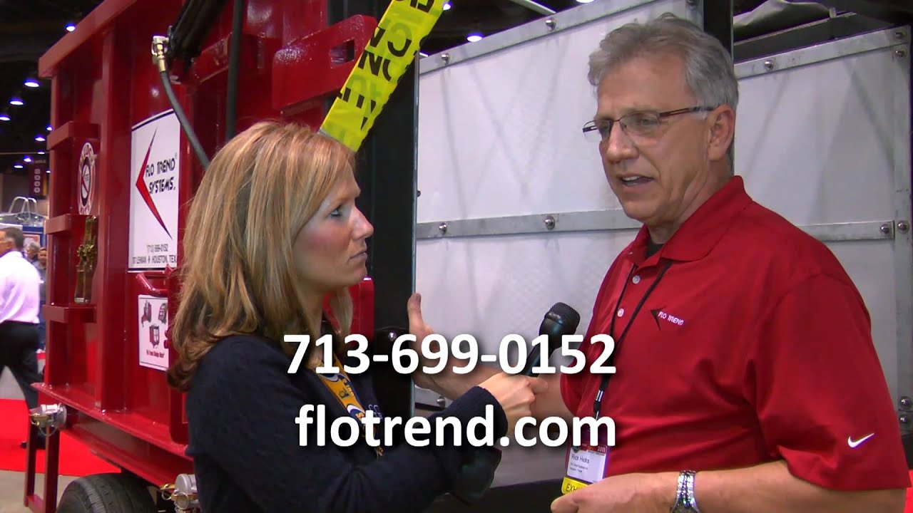 Flo Trend Systems Inc.  - Sludge Mate Dewatering System - Pumper & Cleaner Expo 2011