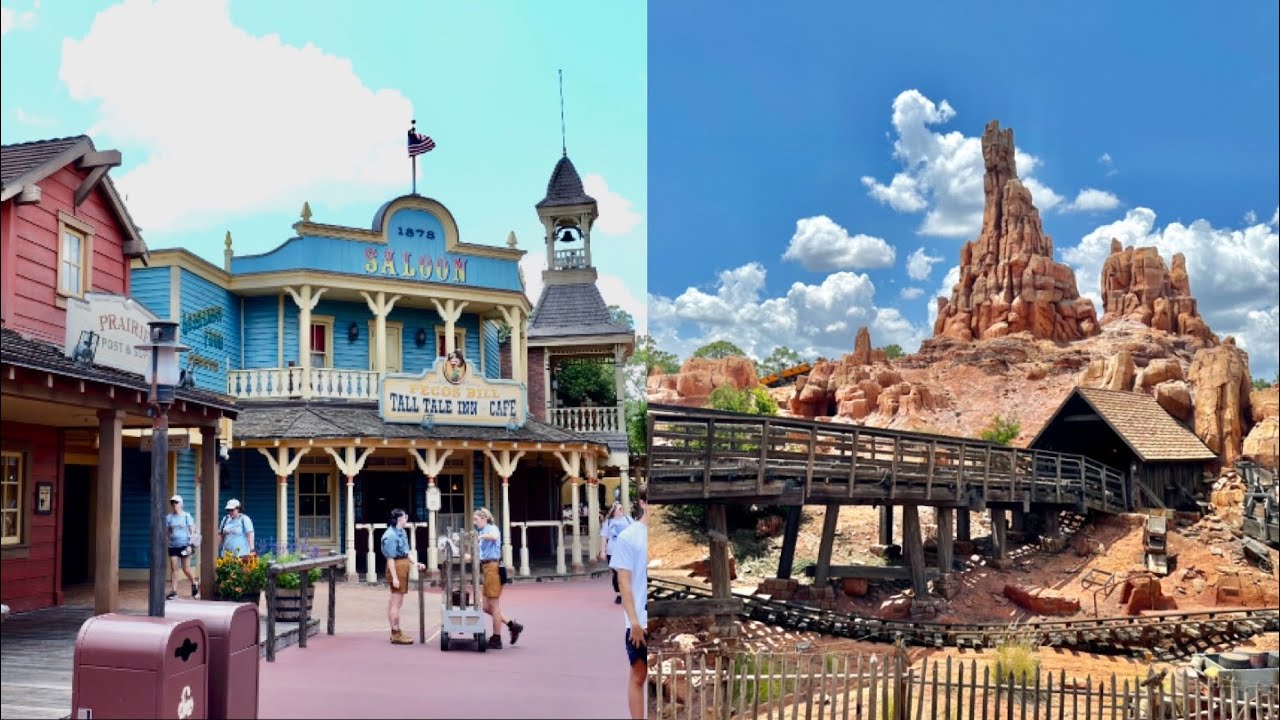 Magic Kingdom Frontierland 2023 Walkthrough in 4K | Walt Disney World Orlando Florida May 2023