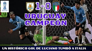 URUGUAY CAMPEÓN DEL MUNDO #SUB20! Venció a #ITALIA sobre el final