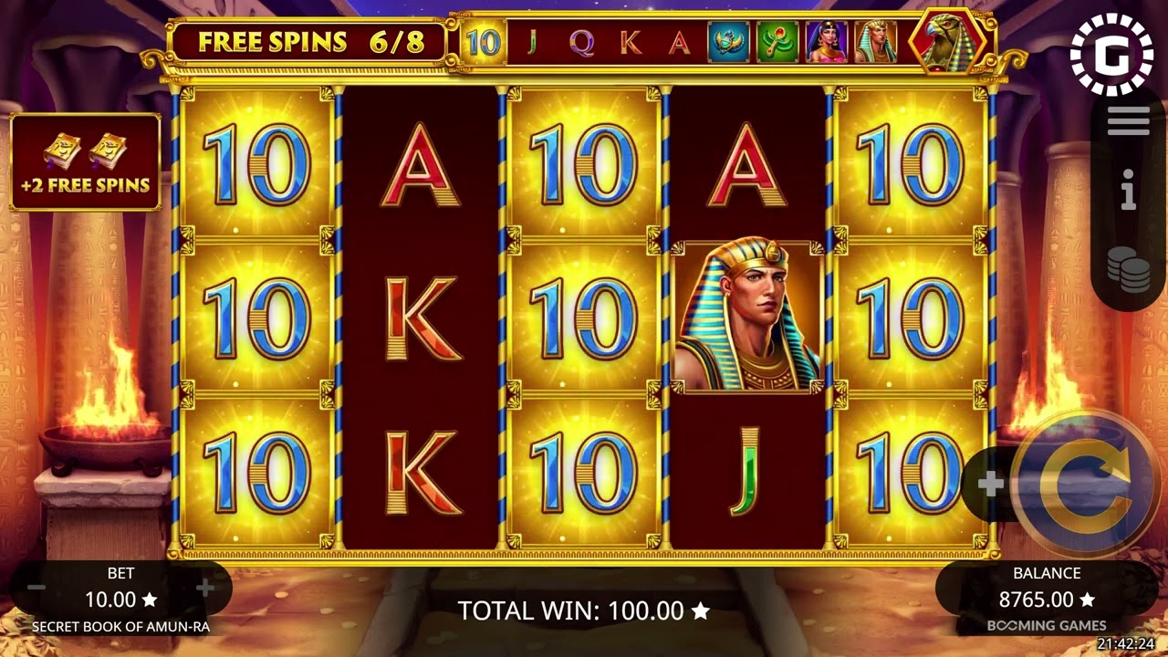 Vizuální reprezentace bonusových mechanismů v Amunra Casino