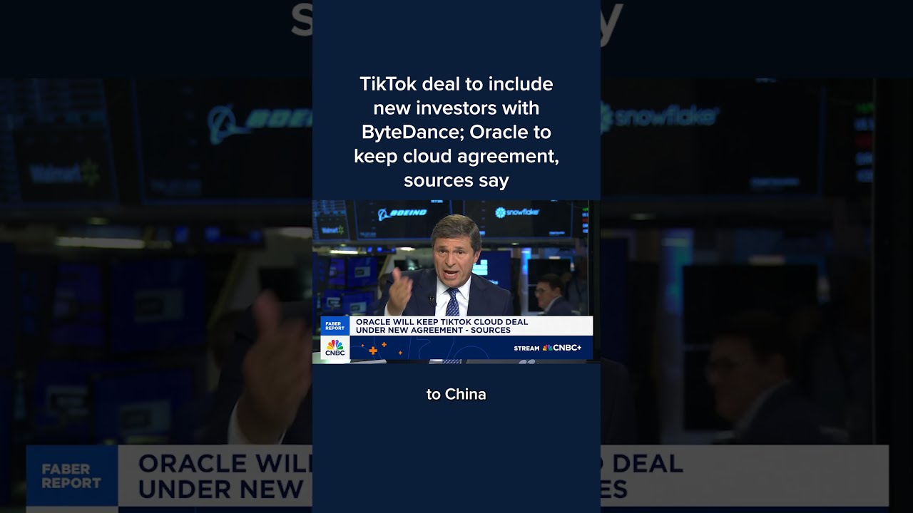 TikTok Deal To Include New Investors With ByteDance Oracle Keep Cloud Agreement Sources Say