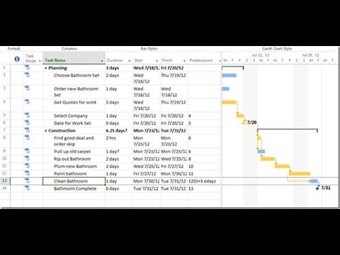 MS Project  - Adding Predecessors