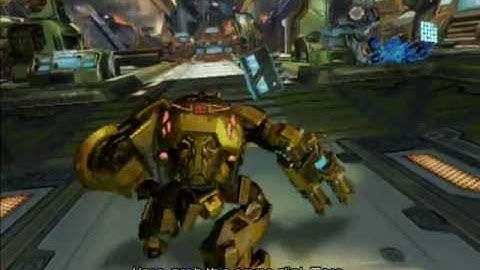 TRANSFORMERS FALL OF CYBERTRON WALKTHROUGH PART 1 ( NOOOOOOO BUMBLEBEE )
