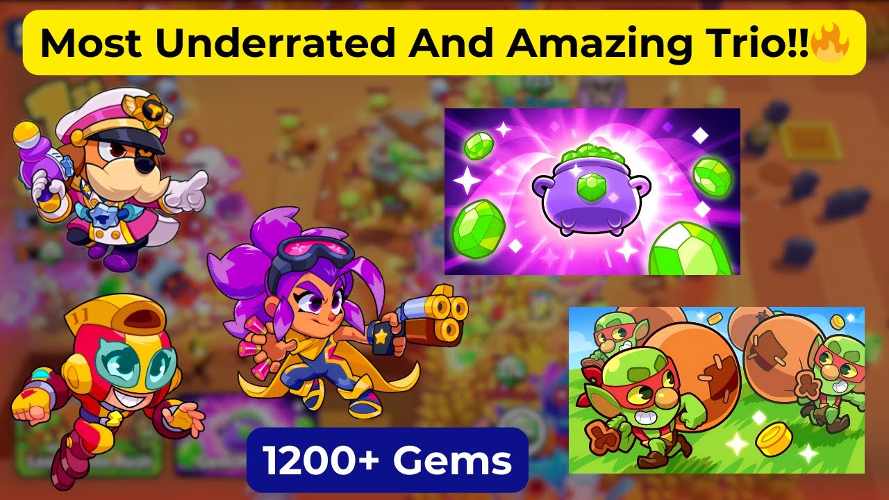Squad Buster Ruff's 🔥 Shelly + Colonel Ruff + Max = Ultimate Squad Buster! 💎 1200+ Gems ...