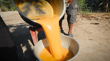 Làm đường thốt nốt thủ công của người Khmer |Du lịch An Giang Miền Tây Việt Nam