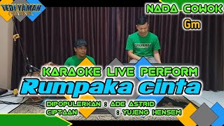 Rumpaka cinta karaoke (Ade Astrid)  nada cowok Gm