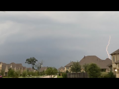 Intense Severe Thunderstorm with nonstop lightning strikes - YouTube