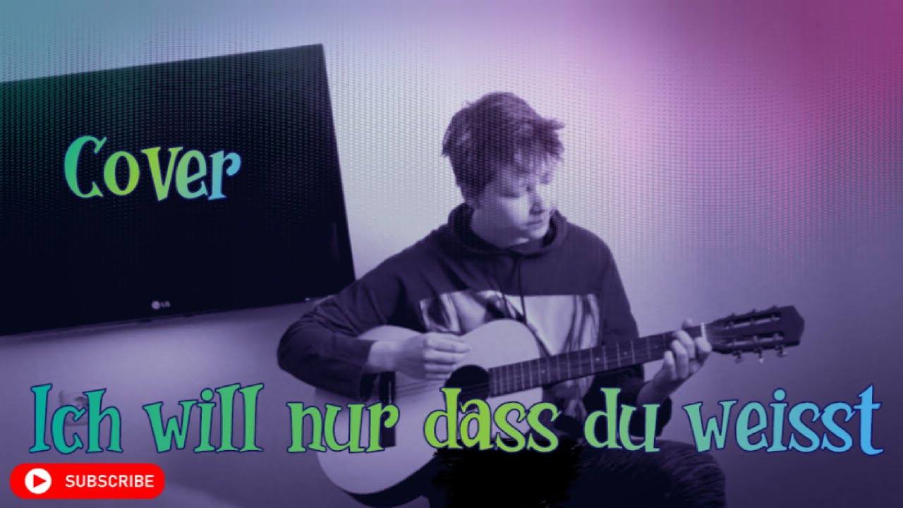 Ich Will Nur Dass Du Weißt Chords Ich will nur dass du weißt (SDP) ~ Cover by Alina Music - YouTube