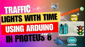 Design Traffic Lights Using Proteus Simulator | Arduino & 7-Segment Display