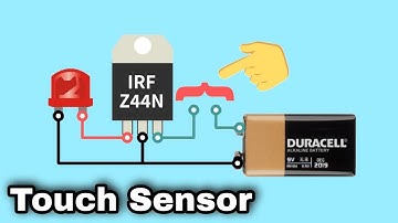 Simple Touch Sensor | IRFZ44N Mosfet Project | Electronics Project