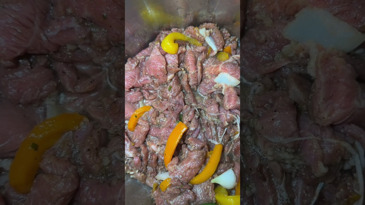 I made my version of beef teriyaki!🔥 #dinnerideas #cooking #beef #fyp #cook #shorts