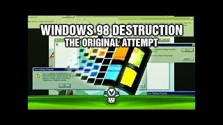 [Vinesauce] Joel - Windows 98 destruction