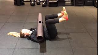 Deadbug- Alternating Ipsilateral Shift Lateral w/vipr