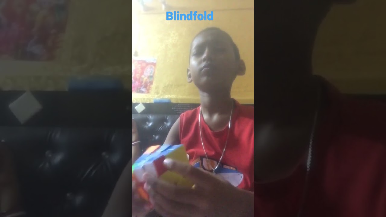 Blindfold RUR’U’ with solved cube in solved