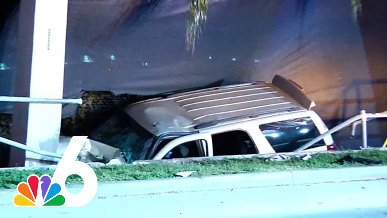 Police chase ends in CRASH in Fort Lauderdale - YouTube