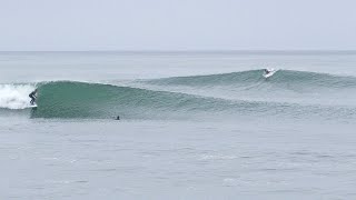 Lowers is GOING OFF & GLASSY !  Shark scare and Heavy Claims!