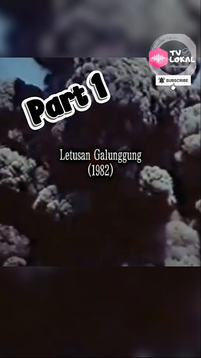 Pada 5 April 1982, Gunung Galunggung meletus hebat....#viral #viralvideo #shorts #trending #popular