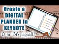 How To Create a DIGITAL PLANNER in KEYNOTE || Digital Planner 2021