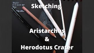 Sketching Aristarchus Herodotus Craters