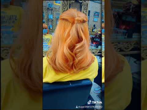 Nhuộm Tóc Màu Cam San Hô - Màu CAM SẢN HÔ gam màu hot 2020