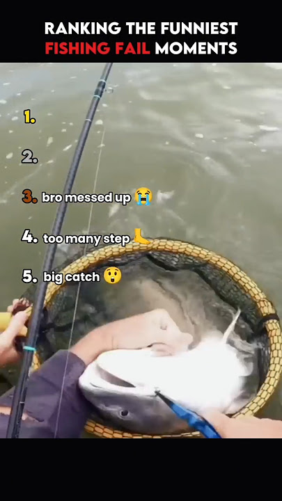Ranking the Funniest Fishing Fail Moments 🎣😂 #shorts #funny #fishing