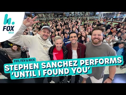 Stephen Sanchez Performs 'Until I Found You' Live From Club Sunbury For Fifi, Fev x Nick's Bitb