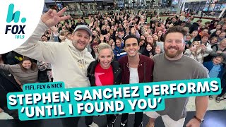 Stephen Sanchez performs &#39;Until I Found You&#39; LIVE from Club Sunbury for Fifi, Fev &amp; Nick&#39;s BITB