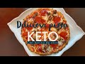 PIZZA KETO CON HARINA DE COCO 🥥 DIETA KETO | DIETA CETOGENICA | LOW CARB PIZZA 🍕